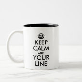 自分の落ち着いた保ラインを作成する ツートーンマグカップ (左)