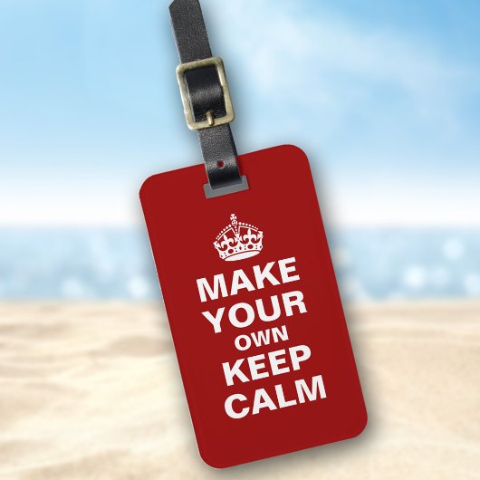 自分の落ち着いた保荷物のタグを作る ラゲッジタグ