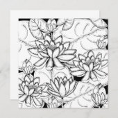 自分の蓮の花に色を付ける ノートカード (正面/裏面)