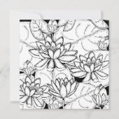 自分の蓮の花に色を付ける ノートカード (正面)