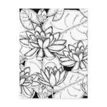 自分の蓮の花に色を付ける