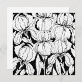 自分の虹彩の花に色を付ける ノートカード (正面/裏面)