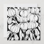 自分の虹彩の花に色を付ける ノートカード (正面)