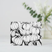 自分の虹彩の花に色を付ける ポストカード (スタンド正面)