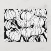 自分の虹彩の花に色を付ける ポストカード (正面)