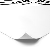 自分の蜂のマンダラカラーリングポスターを着色 ポスター (角)