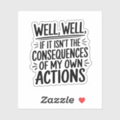 自分の行動の結果 シール (シート)