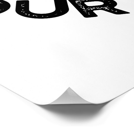 自分の角の歯を使って歯をおもしろい抜くな ポスター (角)