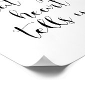 自分の言うハートのみを実行 ポスター (角)