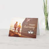 自分の記念日カスタム写真モダンの作成 カード (正面)