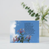 自分の詩を覚える ポストカード (スタンド正面)