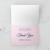 自分の詰まった思い出に乗ったかわいい玩具 サンキューカード (内部)