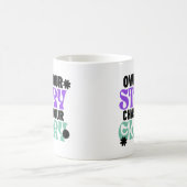 自分の話を自分の栄光を追い求める コーヒーマグカップ (中央)