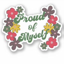 自分の誇りを持ったゴールゲッターのステッカー シール