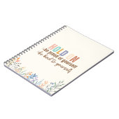 自分の誇りを持った体を持って自分に優しい ノートブック (左側)