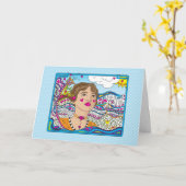 自分の誇りを持った相手であること_挨拶 カード (黄色い花)