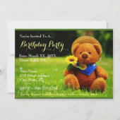 自分の誕生日パーティーの招待を作成する 招待状 (正面)