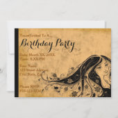 自分の誕生日パーティーの招待を作成する 招待状 (正面)