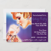 自分の誕生日パーティーの招待を作成する 招待状 (正面)