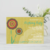 自分の誕生日パーティーの招待を作成する 招待状 (スタンド正面)