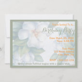 自分の誕生日パーティーの招待を作成する 招待状 (正面)