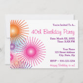 自分の誕生日パーティーの招待を作成 招待状 (正面)