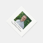 自分の誕生日パーティーをパーソナライズ スタンダードカクテルナプキン (角)