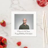 自分の誕生日パーティーをパーソナライズ スタンダードカクテルナプキン (インサイチュ)