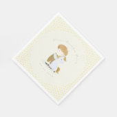 自分の誕生日パーティー、ベビーシャワーを作成する スタンダードランチョンナプキン (角)