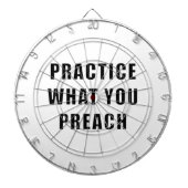 自分の説教を実践する ダーツボード (正面)