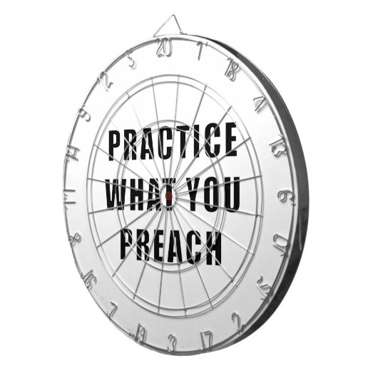 自分の説教を実践する ダーツボード (正面右)