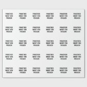 自分の説教を実践する ラッピングペーパー (フラット)