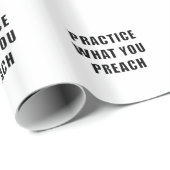 自分の説教を実践する ラッピングペーパー (ロールコーナー)