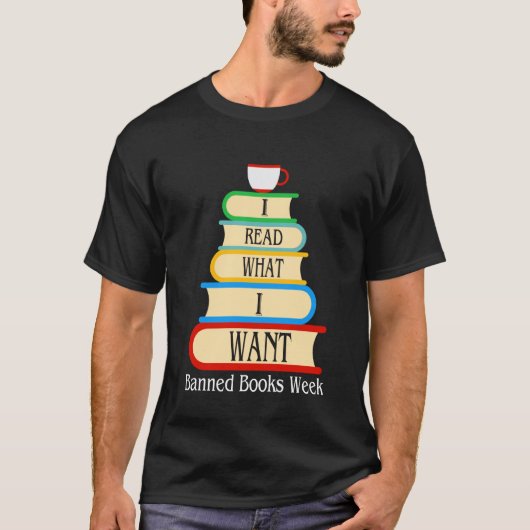 自分の読みたい本を読む Tシャツ (正面)