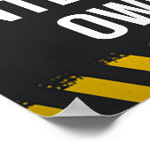 自分の責任で入力する ポスター (角)