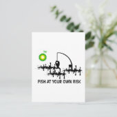 自分の責任で魚を釣る ポストカード (スタンド正面)