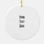 ♪♪♪♪♪♪自分の贈り物を作る空白の〜 セラミックオーナメント (裏面)