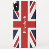 自分の赤いユニオパーソナライズされたンのジャックを作成 Case-Mate iPhoneケース (裏面)