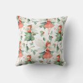 自分の赤い休日の妖精を作成する クッション (裏面)