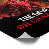 自分の足がFに当たる時のような女性である ポスター (角)