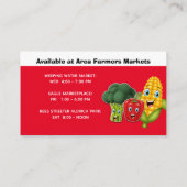 自分の農産物野菜畑を作る 名刺 (裏面)