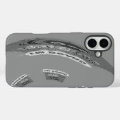 自分の退屈を作おもしろいる Case-Mate iPhoneケース (裏面 (横))