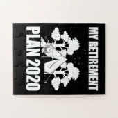 自分の退職計画2020年のカスタム贈り物 ジグソーパズル (横)