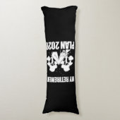 自分の退職計画2020年のカスタム贈り物 ボディピロー (正面縦)