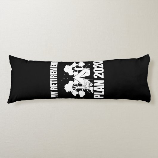 自分の退職計画2020年のカスタム贈り物 ボディピロー (正面)