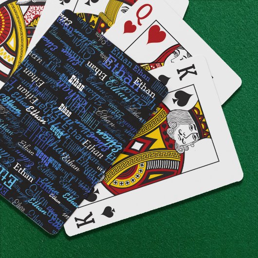 自分の遊名前を付けてカードゲームを作成する トランプ