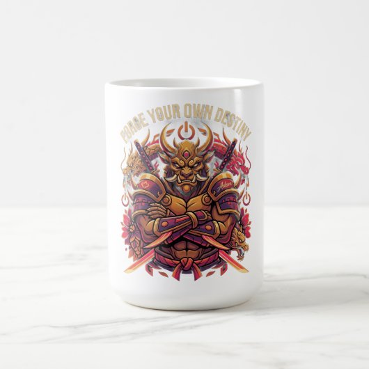 自分の運命を切り拓くTシャツ コーヒーマグカップ (中央)