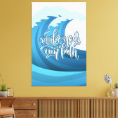 自分の道を作る |やる気を起こさせる引用文 キャンバスプリント (インサイチュ (リビング))