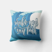 自分の道を作る |やる気を起こさせる引用文 クッション (裏面)