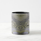 自分の道を切り拓け メタリック 引用 Mug マグカップ (中央)